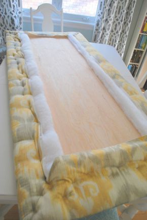 DIY an upholstered headboard: the easy how-to guide Malm Bed, Diy Headboard Upholstered, Headboard Upholstered, Ikea Bed, Ikea Malm, Diy Headboards, Diy Headboard, Padded Headboard, Remodel Bedroom