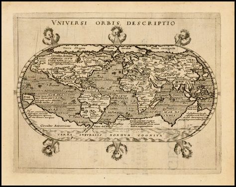 1596 Universi Orbis Descriptio by Giovanni Antonio Magini, Venice Johanes Kepler, Early World Maps, All World Map, Maps Of The World, Critical Analysis, Map Murals, Vintage Motorcycle Posters, Old World Maps, France Map