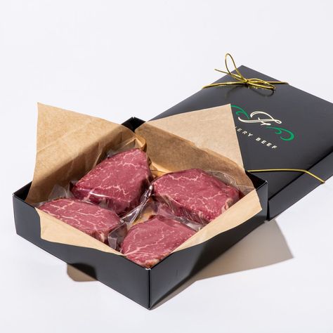 Steak Gift Box, Steak Gift, Meat Packaging, Meat Box, Mignon Steak, Filet Mignon Steak, Rib Steak, Dry Aged Beef, Tender Steak