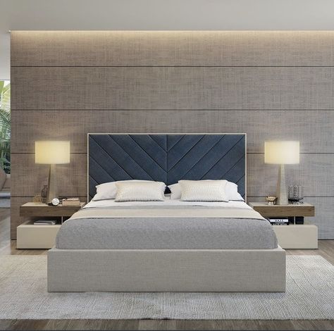 Bed Back Design Headboards, Bed Back Design, Unique Bedroom Design, Bed Headboard Design, Stylish Bedroom Design, Bedroom Interior Design Luxury, Bed Design Modern, Bed Headboard, Bedroom Decor Design