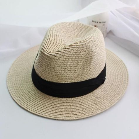 Purchase Classic Panama SunHat Types Of Hats For Women, Woman On The Beach, Panama Beach, Summer Hats For Women, Fashion Petite, Trendy Hat, Sun Hats For Women, Love Hat, Stylish Hats