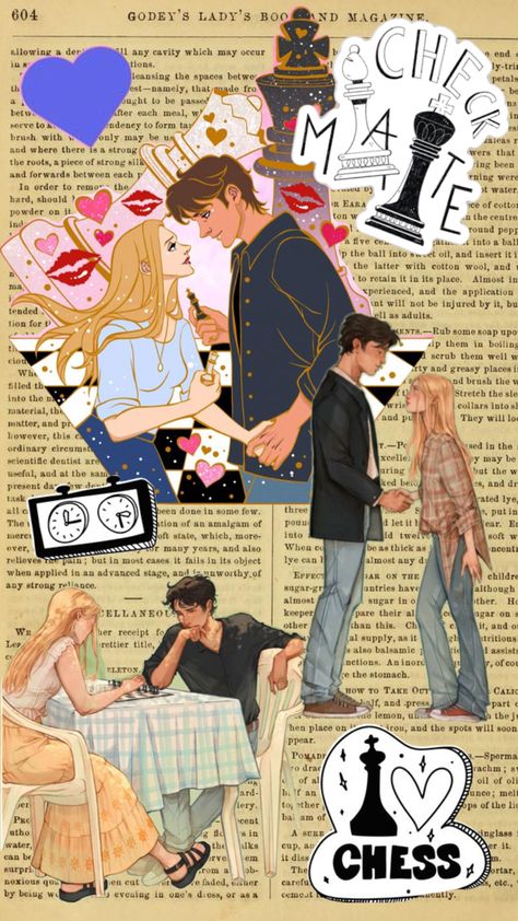 Check And Mate, Check Mate, Good Books, Fan Art, Collage, Books