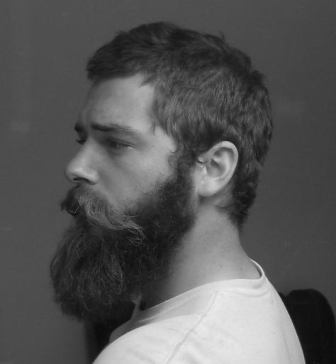 Back again - Imgur Buzzcut Fashion, Mens Buzzcut, Big Beard, Ducktail Beard, Short Hair With Beard, Mens Facial, Beard Game, Viking Beard, Big Beards