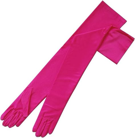 ZaZa Bridal 23.5" Long 4-Way Stretch Matte Satin Dress Gloves Opera Length 16BL-Hot Pink at Amazon Women’s Clothing store: Cold Weather Gloves Pink Gloves, Cold Weather Gloves, Dress Gloves, Matte Satin, Satin Dress, Satin Dresses, Dark Pink, Cold Weather, Clothing Store