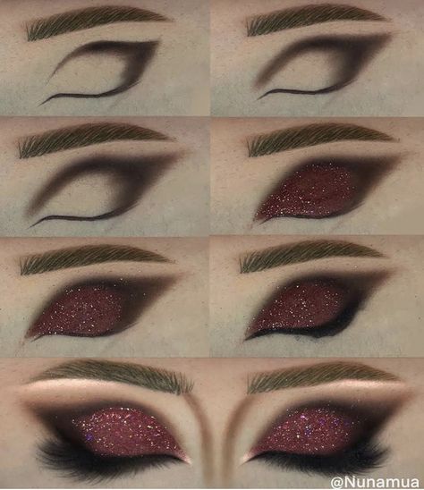 Tv Makeup, Shadow Design, Maquillage Yeux Cut Crease, Evening Eye Makeup, Vibrant Makeup, Wedding Eye Makeup, Makeup Order, Beginners Eye Makeup, Dance Makeup