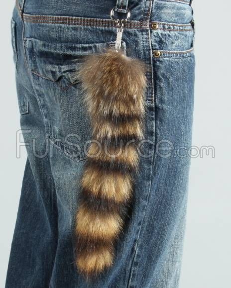 Raccoon Tail Keychain - Raccoon Tail Racoon Tail Hair, Raccoon Tail Hair, Raccoon Tail, Tail Keychain, Silly Clothes, Emo Outfits, Funky Jewelry, Racoon, Emo Scene