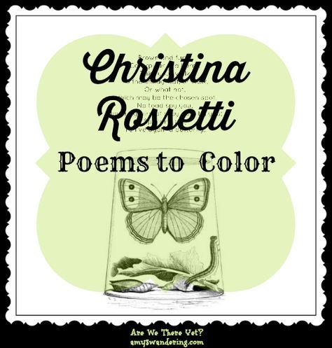 Christina Rossetti Poems to Color: These poems are charming and encourage younger readers to listen and enjoy poetry. Here are a few of my favorite activities for introducing and teaching short vowel sounds and CVC words. There’s a little bit of assembly involved for each activity, but you’re done, you’ll have three activities that will last for years! Enjoy! Robert Louis Stevenson Poems, Christina Rossetti Poems, Teaching Short Vowel Sounds, Poetry Teatime, Simple Poems, Poetry Tea, Poetry Tea Time, Morning Basket, Poetry Activities