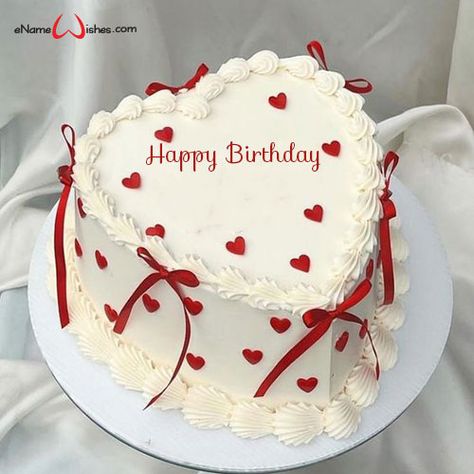 Birthday Cake With Name Edit, Shaped Birthday Cake, Name On Cake, Sister Birthday Cake, Mother Birthday Cake, Heart Shaped Birthday Cake, Marriage Anniversary Cake, Write Name On Cake, Happy Birthday Cake With Name