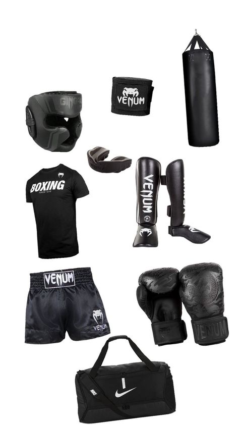 Mma Outfit, Muay Thai Aesthetic, Boxing Outfit, Boxing Clothes, Street Style Outfits Casual, Trening Sztuk Walki, Mma Equipment, Workout Essentials, Muay Thai