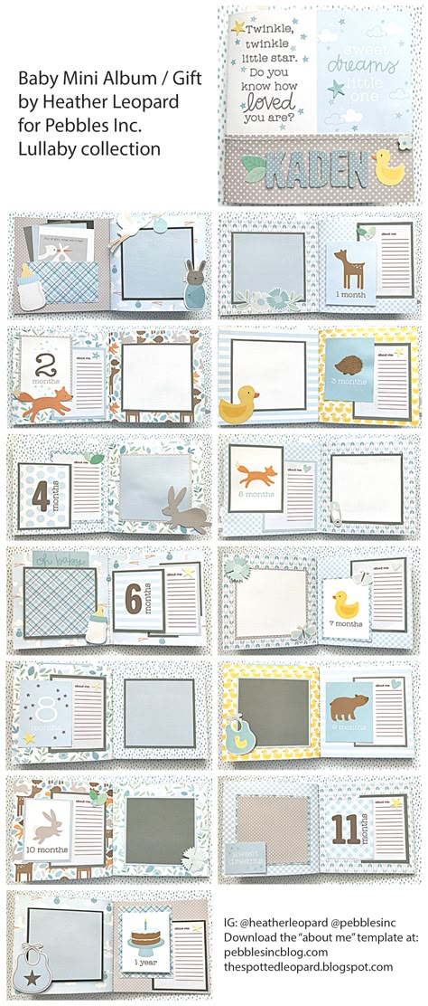 Babybook Scrapbook Ideas, Baby Scrapbook Page Ideas, Scrapbook Ideas For Baby, Babybook Scrapbook, First Year Scrapbook Ideas Baby, Newborn Scrapbook Ideas, Baby Scrapbook Ideas Layout, Baby Book Ideas Scrapbook, Baby Album Ideas