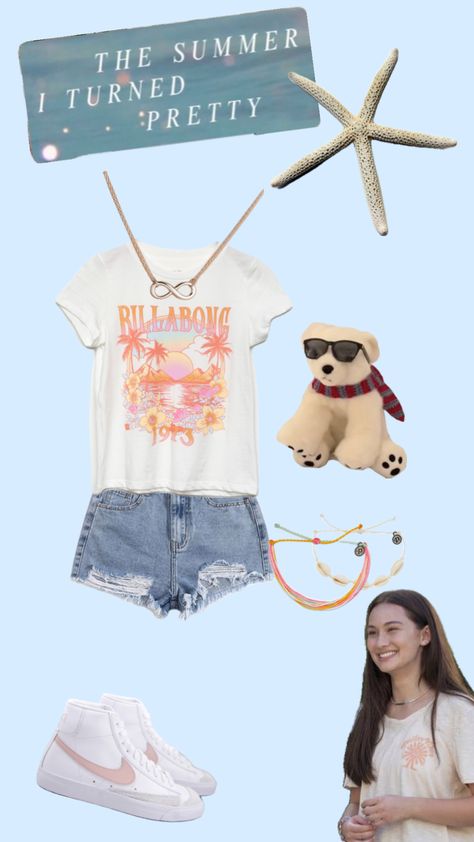 Outfit inspired ￼by belly #tsitp #belly Belly Tsitp, Tsitp Belly, Belly Clothes, The Summer I Turned Pretty, Outfit Inspired, Casual Preppy Outfits, 4th Of July Outfits, Really Cute Outfits, Cute Fits