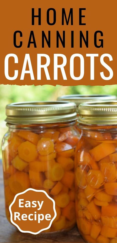 Canned Carrots Recipe, Carrots Canning, Can Carrots, Canning Carrots, Canned Recipes, Canning Veggies, Healthy Canning, Carrot Cake Jam, Canning Jams