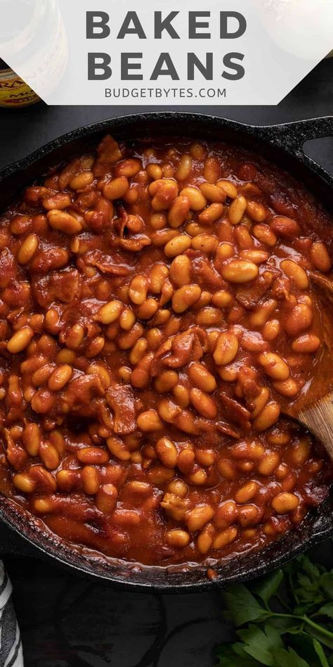 Homemade Baked Beans Tangy Baked Beans, Juneteenth Recipes, September Dinners, Fall Yummies, Magical Fruit, Canned Baked Beans, Homemade Baked Beans, Homemade Bbq Sauce, Grain Recipes