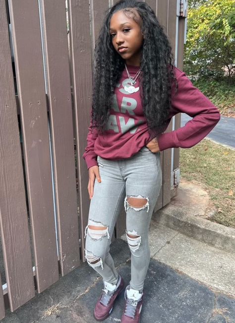 #flyshtonly #cute #blackgirl #influencer #outfits #jordan5 #explore #blackgirloutfits Burgundy Jordans, Jordan 5 Outfit, Burgundy Outfits, Burgundy Outfit, No Love, October 25, Jordan 5, Something Different, Show Me