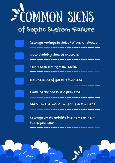 Signs of Septic System Failure Septic Tank Maintenance, Diy Septic System Off The Grid, Diy Septic System, Business Instagram Ideas, Septic Tank Systems, System Failure, Wet Spot, Business Instagram, Survival Life Hacks