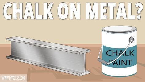 Can You Use Chalk Paint on Metal? (How-To) - DIY Geeks Chalk Paint On Metal Door, Sealing Chalk Paint, Painting Metal Cabinets, Painting Metal Doors, Caulk Paint, Painted Exterior Doors, Metal Doors Exterior, Make Chalk Paint, Chalk Paint Wax