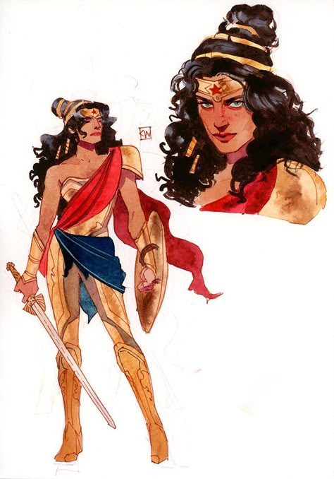 Yara Flor, Kevin Wada, Wonder Woman Design, Wonder Woman Art, Woman Design, Arte Dc Comics, Game 3, Superhero Design, Dc Characters