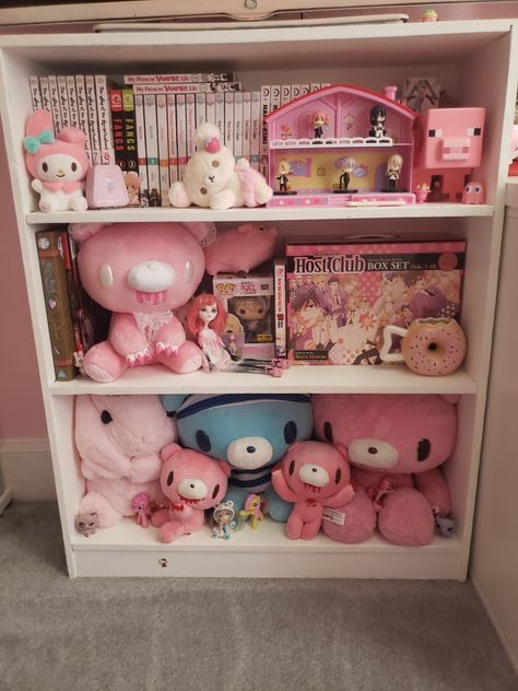 Kawaii Room Ideas, Kawaii Bedroom, Otaku Room, Hello Kitty Rooms, Pink Room Decor, Princess Room, Girly Room, Pretty Bedroom, Room Goals