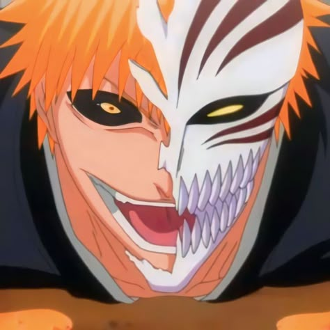 Ichigo Hollow Mask, Hollow Mask, Kubo Tite, Animated Cartoon Movies, Pfps For Discord, Tite Kubo, Kurosaki Ichigo, Bleach Anime Art, Half Mask