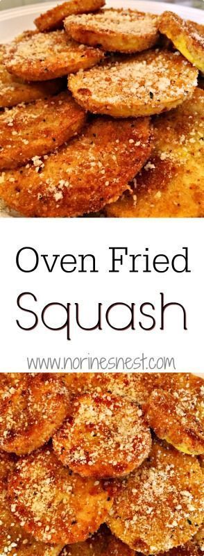 Oven Fried Squash, Baked Yellow Squash, Easy Squash Recipes, Fried Squash, Thm Meals, Crookneck Squash, Squash Fries, Squash And Zucchini, Keto Bread Recipe