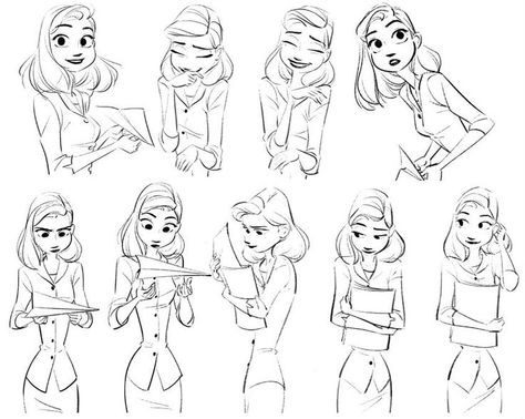 Meg - shiyoon Kim Scott Watanabe, Character Design Disney, Concept Art Landscape, Comic Sketch, Sheet Art, Cartoon Drawings Disney, Character Design Cartoon, Disney Fanart, Character Design Girl