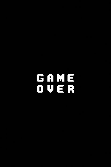 Gaming Black Wallpaper, Black Game Aesthetic, Games Aesthetic Wallpaper, Game Over Wallpaper, White Widgets, Game Over, Dragon Artwork Fantasy, Game Black, Shadow Photos