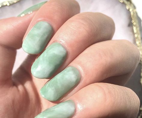 Green Nails, Convenience Store Products, Nails, Green, Beauty