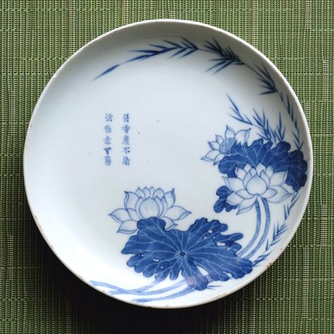 Vietnamese Pottery, Ceramic Tattoo, Dutch Pottery, Chinese Pottery, Blue Porcelain, Pottery Plates, Chinese Porcelain, Blue Pattern, White Porcelain