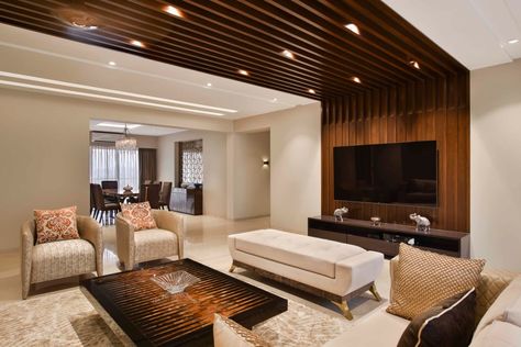 Here you will find photos of interior design ideas. Get inspired! Room Ceiling Design, Brown Ceiling, Drawing Room Ceiling Design, Tv Cabinet Design, Minimalist Dining Room, Living Room Tv Unit, Ceiling Design Living Room, Ceiling Design Modern, Bedroom False Ceiling Design