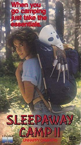 Classic Horror Movies Posters, Sleepaway Camp, Camping Aesthetic, Slasher Movies, 80s Horror, Horror Monsters, Horror Posters, Retro Horror, Classic Horror Movies