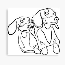 Dog Face Drawing, Dachshund Drawing, Paintings Techniques, Puppy Crafts, Lines Art, Fine Line Tattoo, One Line Art, Line Tattoo, Tattoo Art Drawings