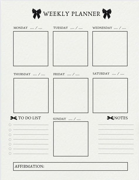 weekly planner Canva template businessplanner plannerpagesprintablefree #studyplanner #planneraccessories💯. Weekly Calendar Aesthetic, Weekly Planner Aesthetic Printable, Aesthetic Weekly Planner Template, Planner Aesthetic Minimalist, Aesthetic Daily Planner Template, Coquette Planner, Aesthetic Planner Template, Daily Planner Aesthetic, Weekly Planner Aesthetic