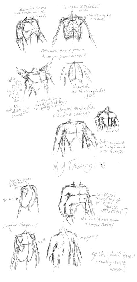 How to draw someone with four arms. I don't know. I don't even know. (feel free to repin!) How To Draw Characters With Four Arms, Four Arms Drawing Reference, 4 Arms Character Design Anatomy, 4 Armed Character Anatomy, How To Draw 4 Arms, Drawing Four Arms, Person With 4 Arms Drawing, Four Arm Pose Reference, Multiple Arms Reference