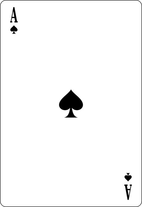 Ace of spades - Wikipedia Deck Of Many Things, Spade Symbol, Frida Art, Ace Card, Business Card Design Inspiration, Bicycle Playing Cards, Staining Deck, Ace Of Hearts, Good Luck Cards