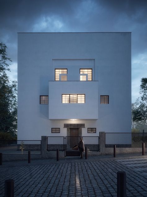 Moller House by Adolf Loos on Behance Adolf Loos, New Urbanism, Architectural History, Walter Gropius, Art Deco Home, Iconic Buildings, Art Deco Architecture, Alvar Aalto, Minimalist Architecture