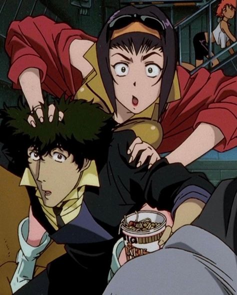 Spike Spiegel and Faye Valentine from Cowboy Bebop… | Instagram High Quality Pfp, Quality Pfp, Cowboy Bebop Tattoo, Cowboy Bebop Faye, Cowboy Bebop Anime, John Cho, Spike Spiegel, See You Space Cowboy, Full Of