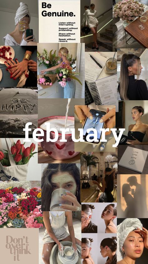 #february #books #2023 #valentines #valentinesday #wallpaper #wallpapers #wallpapercollage #manifest #manifesting #visionboard #visionboard2023 #vision #affirmations #fyp #love #lovecore #loveaesthetic February Vision Board Aesthetic, Manifesting Love Wallpaper Aesthetic, February Vision Board, February Affirmations, Febuary Girl Asthetic Wallpaper, February Mood Board, February Vibes, Valentine Collage Wallpaper, Febuary Girl Asthetic