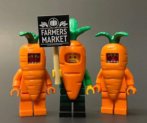 Lego Farmers Market, Lego Scarecrow, The Farmer, Farmers Market, Farmer, Lego, Marketing