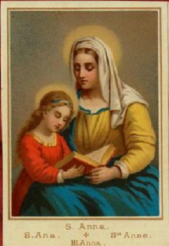 Anna | Flickr - Photo Sharing! Saint Anna Mother Of Mary, Saint Anne Mother Of Mary, Saint Anna, Saint Joachim, Novenas Catholic, Holy Mother Mary, Hail Mary Full Of Grace, Female Saints, Saint Anne