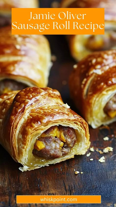 Jamie Oliver Sausage Roll Recipe – Whisk Point Australian Sausage Rolls Recipes, English Sausage Rolls British, Spicy Sausage Rolls, Home Made Sausage Rolls Recipes, British Sausage Rolls Recipe, Jamie Oliver Sausage Rolls, English Sausage Rolls, Sausage Roll Recipes, British Sausage Rolls