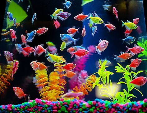 GloFish (Danio rerio) #GloFish #Danio #rerio #Aquascaping #Aquarium #FreshWaterTank #Aquascape #PlantedTank #FreshwaterFish #FishTank #Fish Glofish Danio, Danio Fish, Glofish Tank, Coral Reef Art, Glow Fish, Fish Tanks, Aquascaping, Colorful Fish, Dark Skin Women