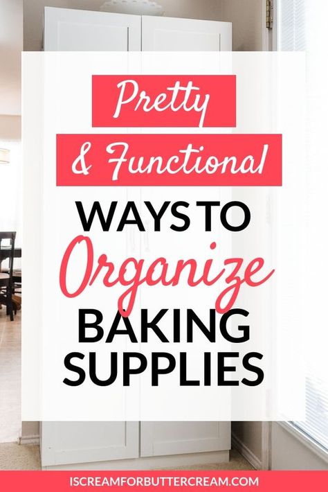 Organize Baking Supplies, Baking Tools Storage, Kitchen Baking Station, Baking Pans Storage, Baking Tools Organization, Baking Supplies Storage, Baking Supplies Organization, Baking Organization, Baking Cupboard