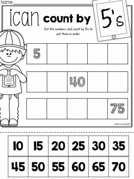 Count By 5 | Worksheet School Count By 5, Counting To 5, Counting By 5s, Skip Counting By 5, Skip Counting By 5's, Skip Counting Worksheets, Counting In 5s, Counting By 5's, Math Learning