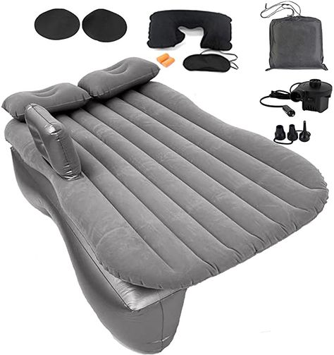 Amazon.com: Onirii Inflatable Car Air Mattress Bed with Back Rear Seat Pump Portable Car Travel,Car Camping,Tent Camping,Sleeping Blow-Up Pad fits Car, SUV,RV,Truck,Minivan, Air Couch with Two Air Pillows : Everything Else Inflatable Car Bed, Camping Air Mattress, Car Sleeping, Blow Up Beds, Car Mattress, Car Air Mattress, Car Tent Camping, Camping Vacation, Air Mattress Camping