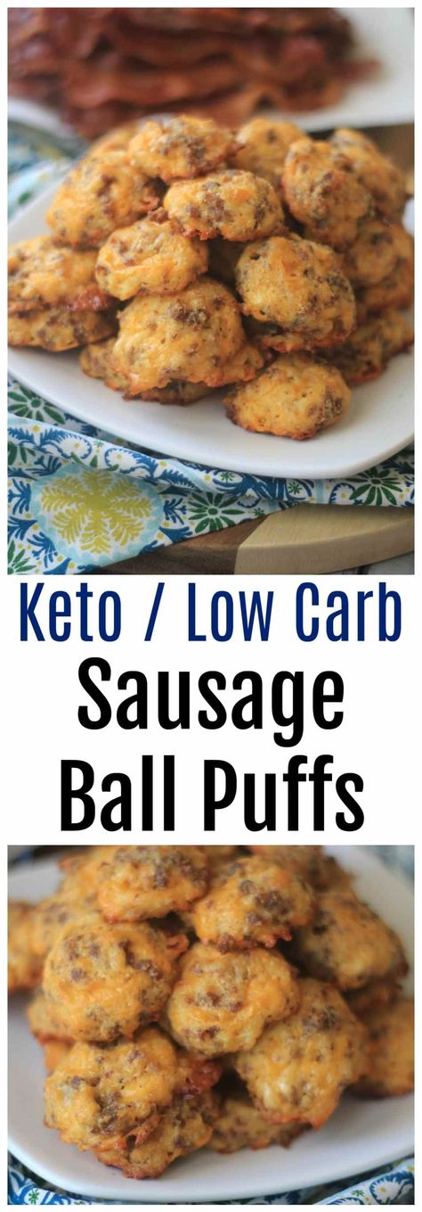 Keto Sausage Ball Recipe | Kasey Trenum Keto Sausage Balls, Low Carb Sausage, Sausage Ball, Sausage Balls Recipe, Keto Sausage, Sausage Balls, Low Carb Appetizers, Low Carb Breakfast Recipes, Keto Diet Menu