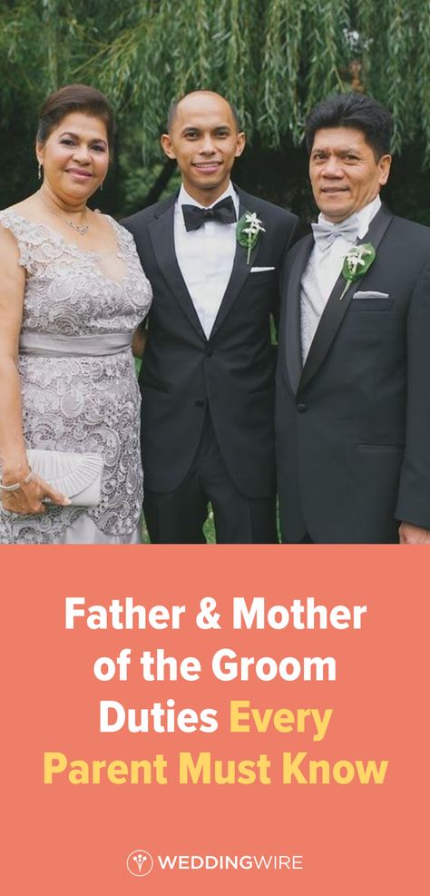 Mother Of The Groom Rehearsal Outfit, Father Of The Groom Suit, Wedding Speeches From Parents Of Groom, Mother Of The Groom Checklist, Groom And Mom First Look, Groom With Parents, Rehearsal Dinner Speech Mother Of Groom, Mother Of The Bride Checklist, Parents Of The Groom Speech