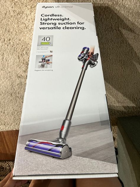 Ok, really excited for this 🤩 Dyson V8, Dyson Vacuum, Clean House, Vacuum Cleaner, Home Appliances, Sweet Home, Animals