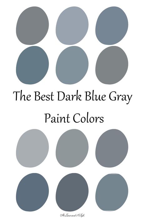 I am such a sucker for dark and moody paint colors. Among my favorites are dark blue gray paint colors. Today I am sharing the best of the best and the most popular! Dark Blue Gray Paint Colors, Dark Blue Gray Paint, Dark Blue Grey Paint, Moody Paint Colors, Dark Blue Paint Color, Moody Paint, Grey Bedroom Paint, Gray Paint Colors, Blue Gray Paint Colors