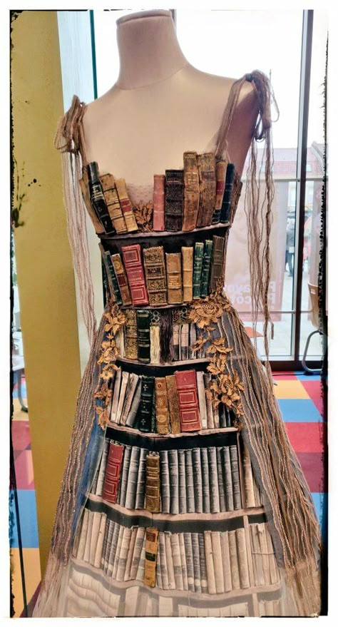 Poem Dress, Fashion Designer Career, Textiles Ideas, Enchanted Kingdom, Book Dress, Crazy Fashion, Classic Romance, Final Exam, Paper Dress