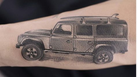 Land Rover Tattoo, Land Rovers, Tattoos For Guys, Land Rover, Toy Car, Tattoos